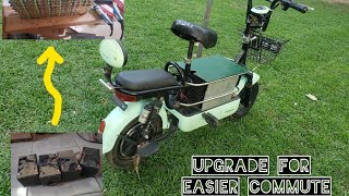 DIY EBIKE upgrade: from Lead Acid to Lithium battery and Charge on the go