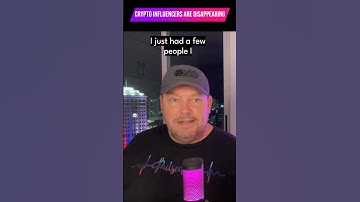 Where Have All The #Crypto Influencers Gone? 🧐#Bitcoin #Ethereum #Solana #HEX #Pulsechain