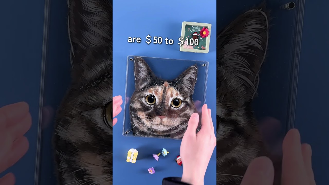 🐾 3D pet portrait makes joy real! Want one? 🎨 