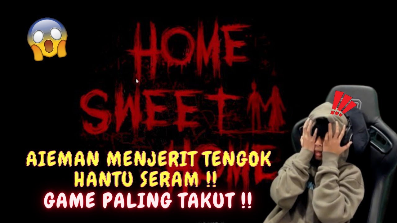 AIEMAN MENJERIT TENGOK HANTU SERAM !! - GAME PALING TAKUT !!