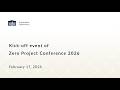 Kick-off event of Zero Project Conference 2026