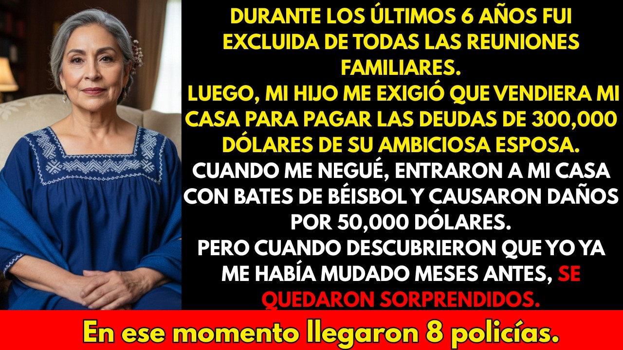 Fui excluida de todas las reuniones familiares durante los últimos 6 años. Luego, mi hijo exigió...