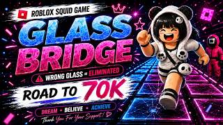 🔥 DON’T FALL! 😱 GLASS BRIDGE CHALLENGE | ROBLOX SQUID GAME 🔴 LIVE #shortslive #roblox #usa #tranding
