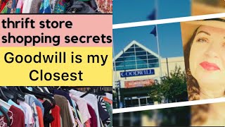 Goodwill is my closest/ Thrift shop Secrets / Thrift with me￼