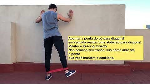 Abdução de quadril diagonal