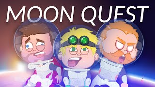 Moon Quest Animated - Hold SPACE to slow down!