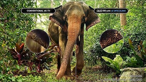 8K AI Upscaling Demo Samsung