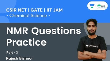 NMR Questions Practice | CSIR NET 2021 | GATE | IIT JAM | By Rajesh Bishnoi