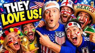 World Cup fans LOVE THE USA!
