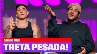 SUCO DE TRETA! Neto e Mateus brigam feio! | Túnel do Amor | Multishow