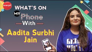 Whats On My Phone Ft Aadita Jain L Aadita Surbhi Jain L Indian Web Series Actress L Mayapuri Cut