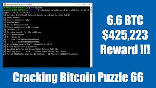 How To Crack Bitcoin Puzzle 66 With Keyhunt