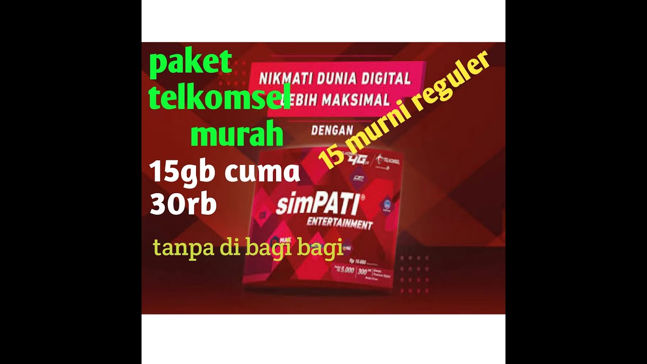 Paket telkomsel murah - YouTube