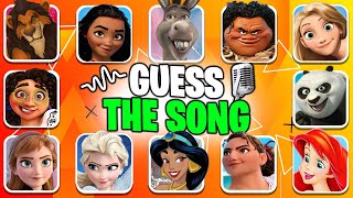 Guess The Disney Character by Voice🎤🎙️🎶 | DISNEY SONG QUIZ | Elsa, Maui,Mirabel, Panda, Moana, Ember