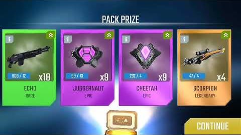 Opening 55 multiplayer pack in one time in Nova Legacy