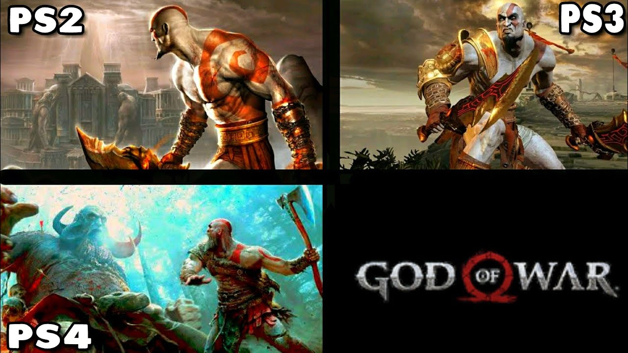 GOD OF WAR PS2 VS PS3 VS PS4 - YouTube