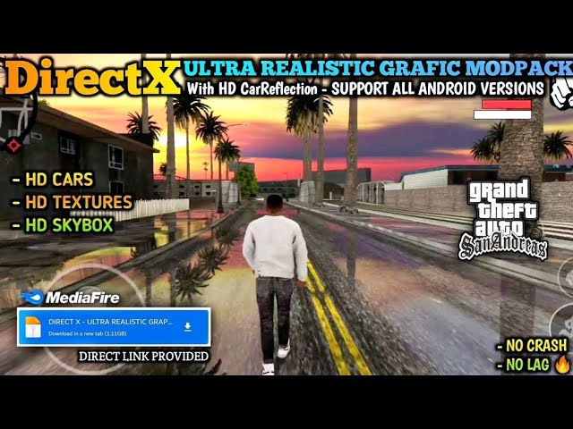 GTA San Andreas Definitive Edition V3 Modpack For Android