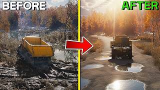 ROADCRAFT - Rebuilding a Fallen Village: From Ruined Swamp to Solid Road (4K)
