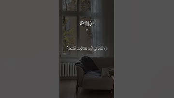 وَلَا تَكُن لِّلْخَائِنِينَ خَصِيمًا _ ماهر المعيقلي _ سورة النساء