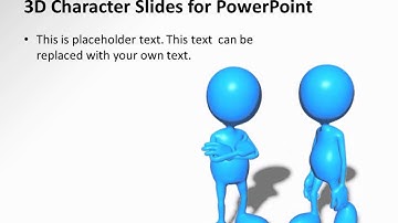 CrystalGraphics 3D Character Slides for PowerPoint-Resolving a Conflict