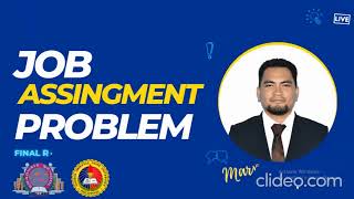 Operation Research - Assignment Problem