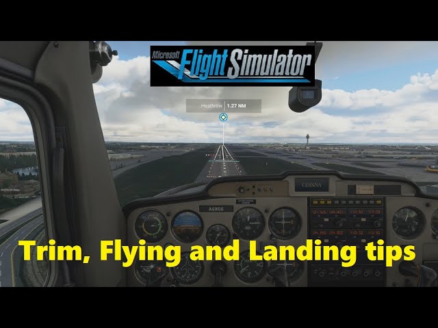 FS2020: New Player Tutorial: Setting Up Flight Controls - Part 2:  Sensitivity & Trim Settings! 