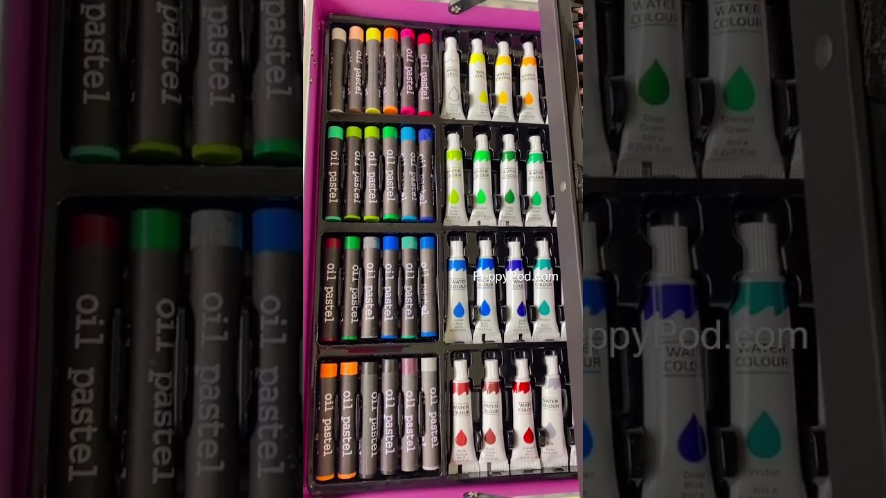 Colouring Set Briefcase 145-Piece Art Kit