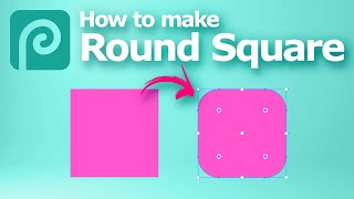 How to make a rounded square in Photopea