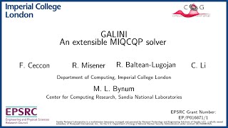 Francesco Ceccon: GALINI An extensible MIQCQP solver