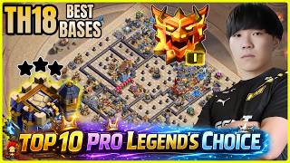 LEGENDS CHOICE TOP 10 TOWNHALL 18 BASE ! TH18 LEGEND BASES WITH LINK ! ANTI 2 STAR TH18 WAR BASE