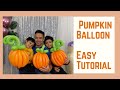 Pumpkin Balloon/Halloween decoration/Fall decoration/Thanksgiving decoration/Balloon Tutorial