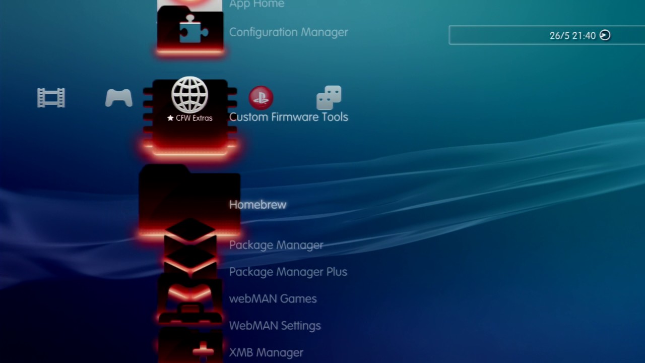 PS3 XMB Icon size manipulation YouTube