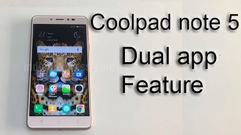 Coolpad Note 5 New "Dual App" Feature - 2 facebook and 2 whatsapp Account in same mobile