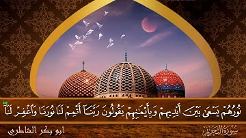 سورة التحريم - جودة عالية - القارئ الشيخ  ابو بكر الشاطري