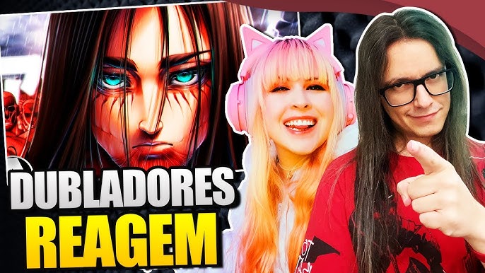 DUBLADOR DO EREN FAZ CENA DA COORDENADA AO VIVO - SHINGEKI NO KYOJIN!!!  Feat @DublandoCoisas 