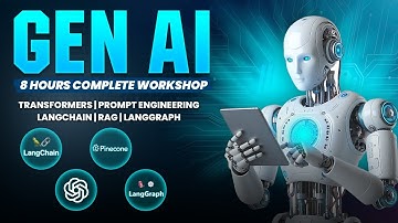 𝗚𝗲𝗻𝗲𝗿𝗮𝘁𝗶𝘃𝗲 𝗔𝗜 𝗳𝗼𝗿 𝗕𝗲𝗴𝗶𝗻𝗻𝗲𝗿𝘀: 𝟴-𝗛𝗼𝘂𝗿 𝗕𝗼𝗼𝘁𝗰𝗮𝗺𝗽 𝘄𝗶𝘁𝗵 𝗟𝗮𝗻𝗴𝗖𝗵𝗮𝗶𝗻, 𝗟𝗮𝗻𝗴𝗚𝗿𝗮𝗽𝗵, 𝗣𝗿𝗼𝗺𝗽𝘁 𝗘𝗻𝗴𝗶𝗻𝗲𝗲𝗿𝗶𝗻𝗴 & 𝗠𝗼𝗿𝗲..