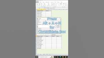 How to Consolidate Data in Excel #excelformula #shortsfeed #exceleducation #exceltricks