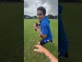 4⭐️ 2027 QB Champ Smith (Cocoa HS) working on/off platform/pocket movement with Baylin Trujillo
