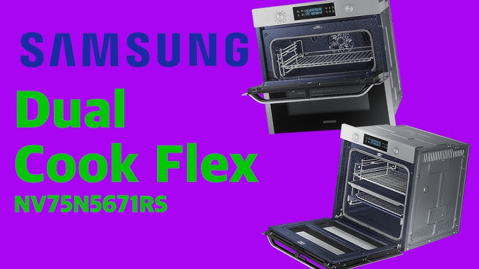 Samsung Four encastrable NV75N7677RS DUAL COOK FLEX pas cher 