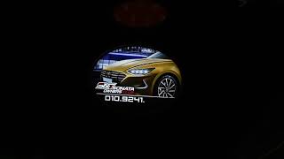 소나타 DN8 LED 면발광 주차알림판