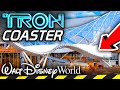 TRON Coaster CANOPY COMING TO LIFE at the Magic Kingdom! - Construction Update