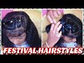 Festival hairstyle for short hair | easy hairstyles for kids | front hairstyle