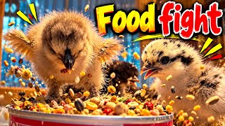 How Fast Can These Chicks 🐥 Destroy Their Brooder?