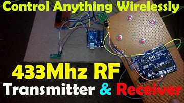 Arduino 433mhz rf transmitter and receiver module, rf wireless data transfer, rf 433mhz tx and rx