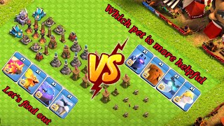 Level 1 defence formation vs all heroes with old and new pets #viral #coc #heroes #pets screenshot 5