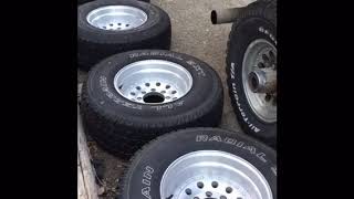 American Eagle aluminum r16.5 x 9.5 mudder  4x4 truck wheels