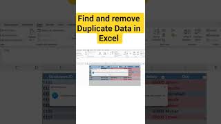 Remove Duplicates in excel like a pro!🧠 Quick guide to clean your data #shorts #exceltricks