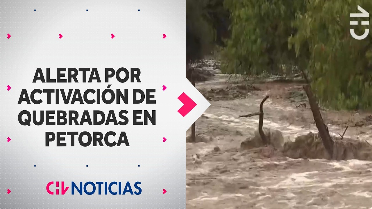 Intensas lluvias en Petorca: Tres localidades aisladas y sin luz tras activación de quebradas