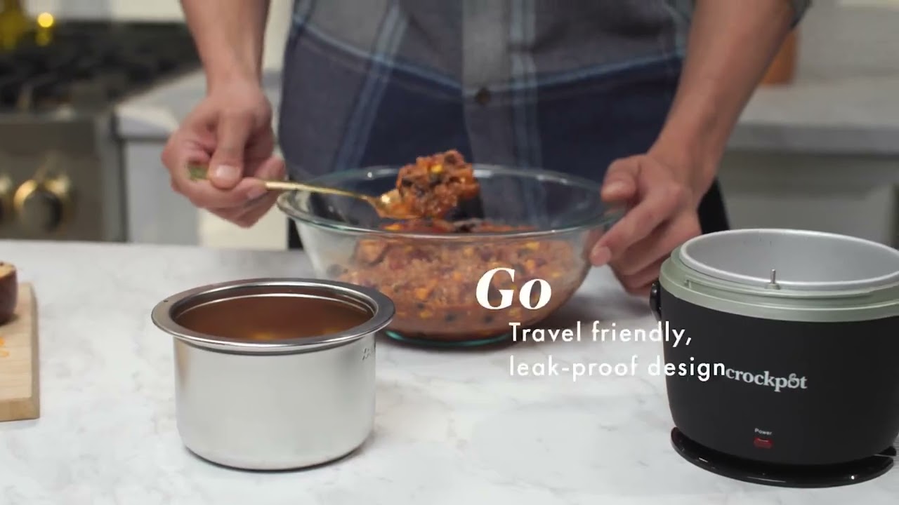 Introducing the Crockpot™ CP GO™ Electric Lunch Box 