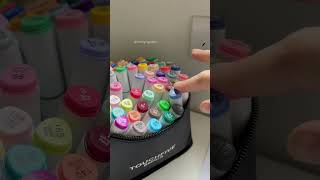 oddly satisfying colouring in satisfying marker asmr sounds